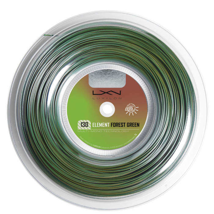 Luxilon Element 1.30/16 200m String Reel - Forest Green