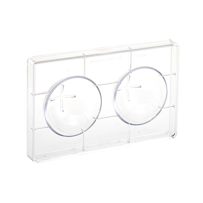 Martellato 100 mm Half Sphere Polycarbonate Mold, 2 Cavities