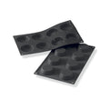 Martellato 30SF015 black silicone tartlet mold with 12 cavities dia. 60 mm, Professional flexible tartlet mold