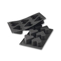 Martellato 30SF036 black 3D heart silicone mold with 8 cavities 65 mm