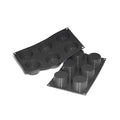 Martellato 30SF102 black silicone muffin mold with 6 cavities dia. 68 mm