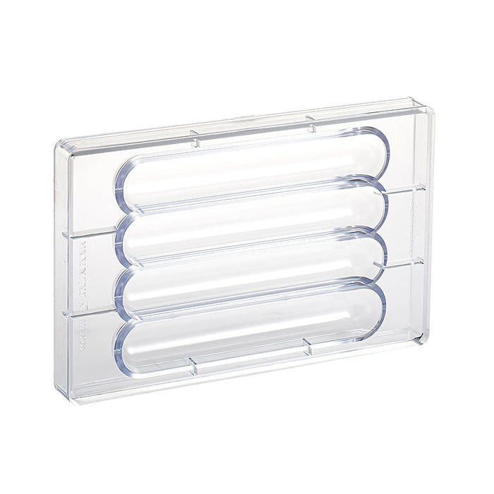 Martellato 35 mm Round Chocolog Polycarbonate Mold, 4 Cavities