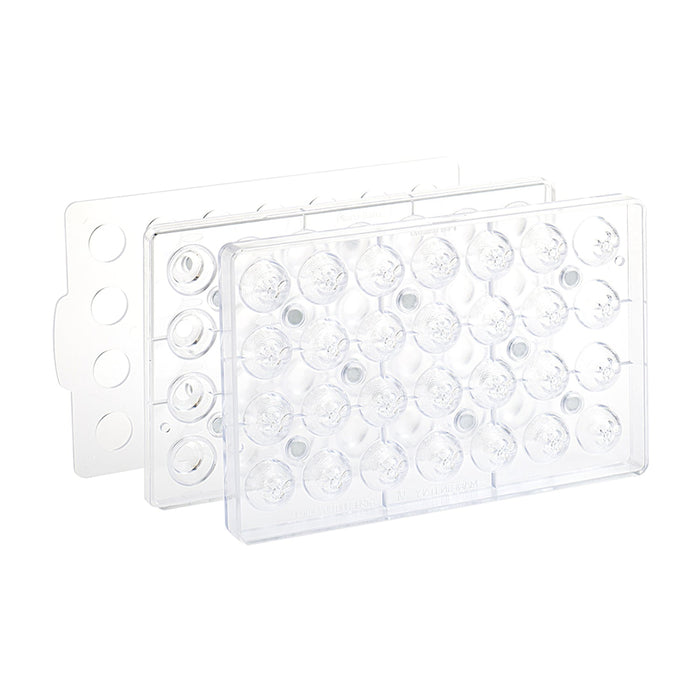 Martellato 3D Orange Praline Polycarbonate Chocolate Mold, 28 Cavities