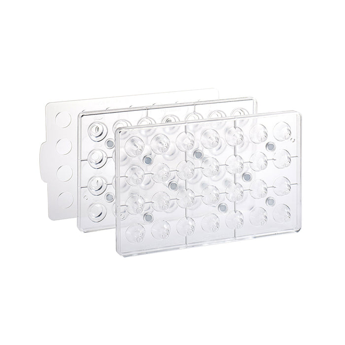 Martellato 3D Pear Praline Polycarbonate Mold, 28 Cavities