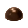 Martellato MA5005 large polycarbonate half sphere mold with 12 cavities dia. 45 mm, Transparent chocolate dome mold