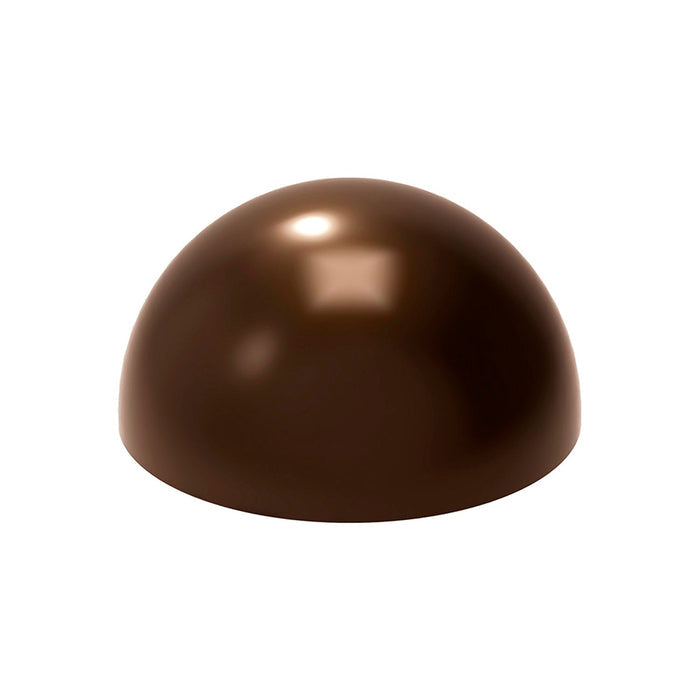 Martellato MA5005 large polycarbonate half sphere mold with 12 cavities dia. 45 mm, Transparent chocolate dome mold