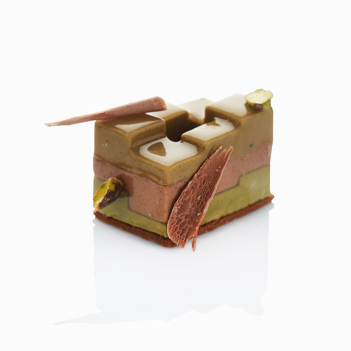Martellato 80 x 40 mm Block Brick Silicone Mold, 2-Piece Set