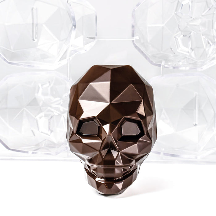 Martellato Amleto 3D Skull BPA-Free Polycarbonate Chocolate Mold