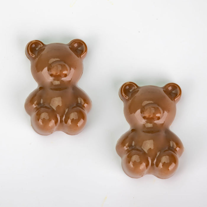 Martellato Bobo teddy bear polycarbonate chocolate mold with 20 cavities for professional praline and bonbon production