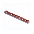 Martellato MA7001 bubble shape polycarbonate chocolate mold with 21 cavities, Transparent textured praline mold