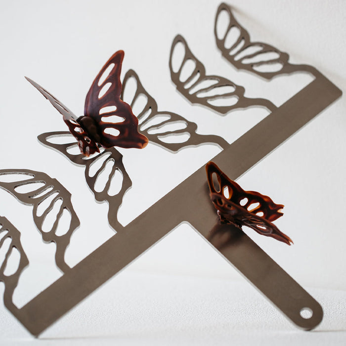 Martellato Butterfly Stainless Steel Chocolate Decorating Comb H60 mm