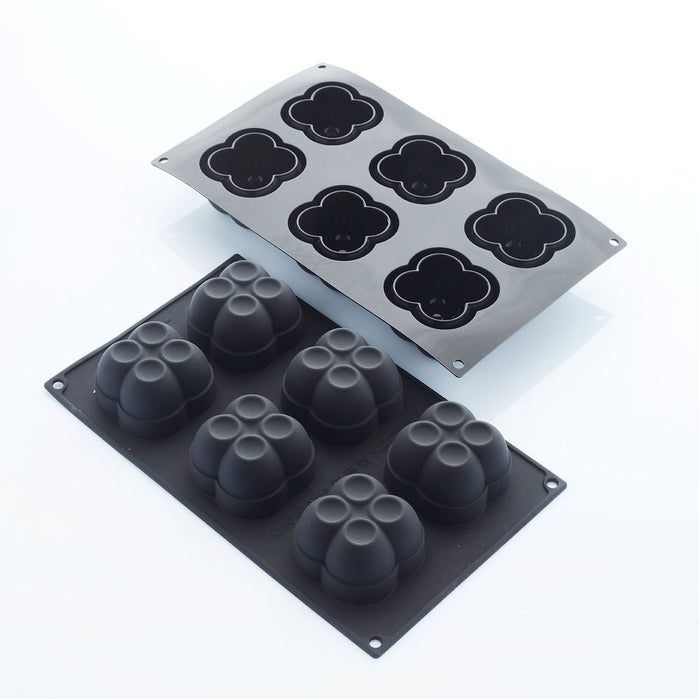 Martellato Chloe Silicone Mold, 6-Cavity, Black