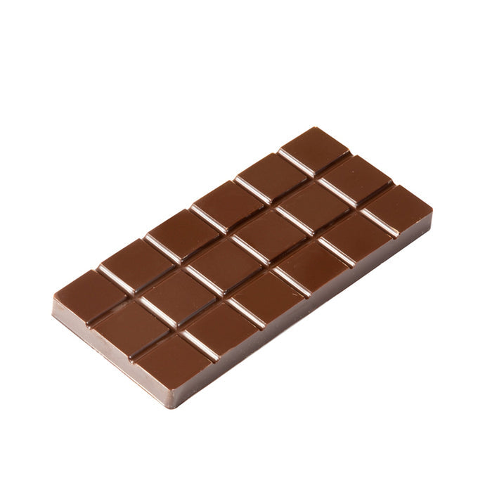 Martellato Chocobars Classic 45g chocolate bar tablet mold made from transparent food-safe PET plastic