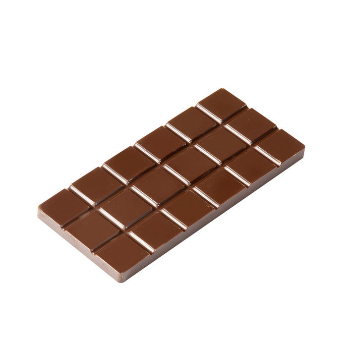 Martellato Chocobars Classic 100g chocolate bar tablet mold made from transparent food-safe PET plastic