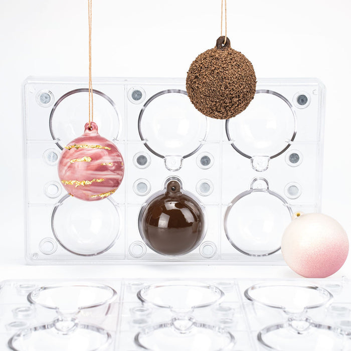 Martellato Classic Baubles 3D BPA-Free Polycarbonate Chocolate Mold for Christmas Ornaments (View 2)