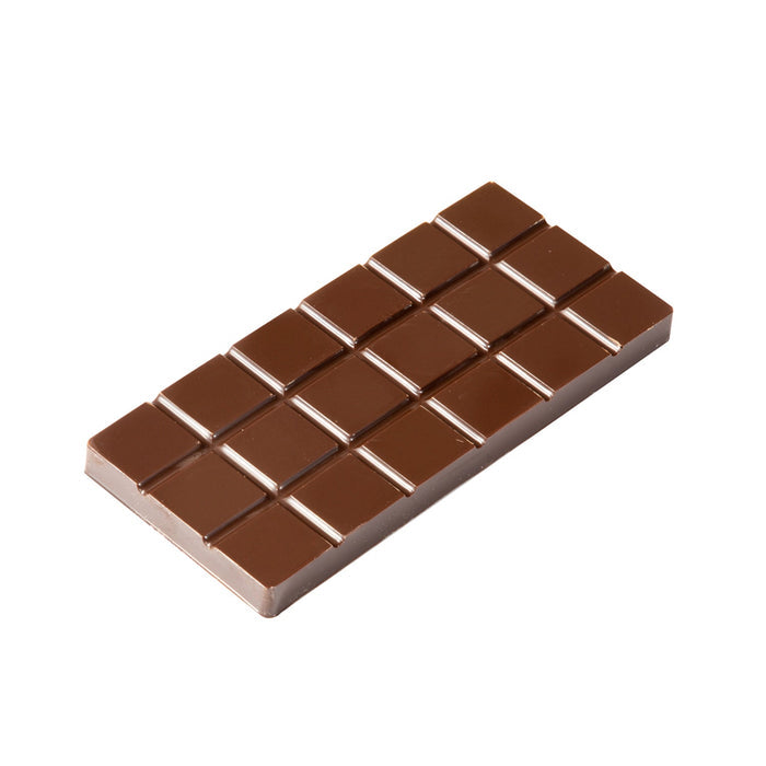 Martellato Chocobars Classic 70g chocolate bar tablet mold made from transparent food-safe PET plastic
