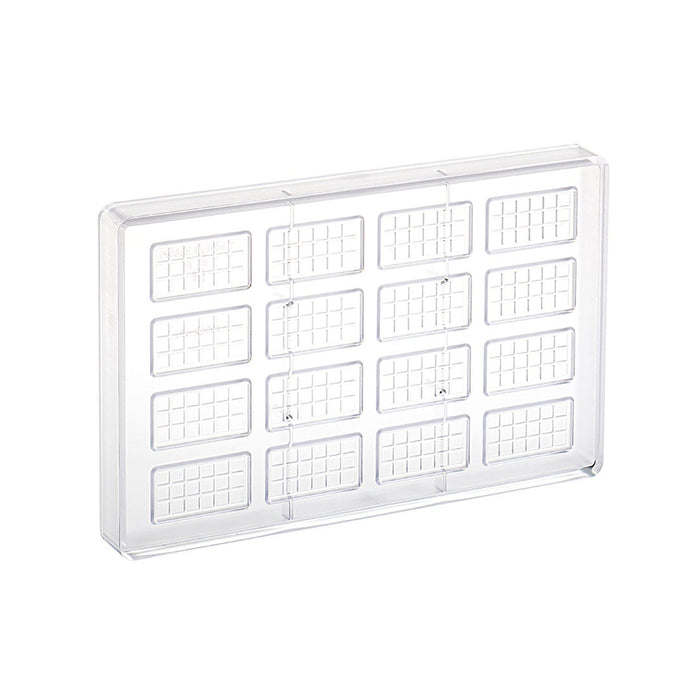 Martellato Classic Napolitain BPA-Free Chocolate Mold, 16 Cavity