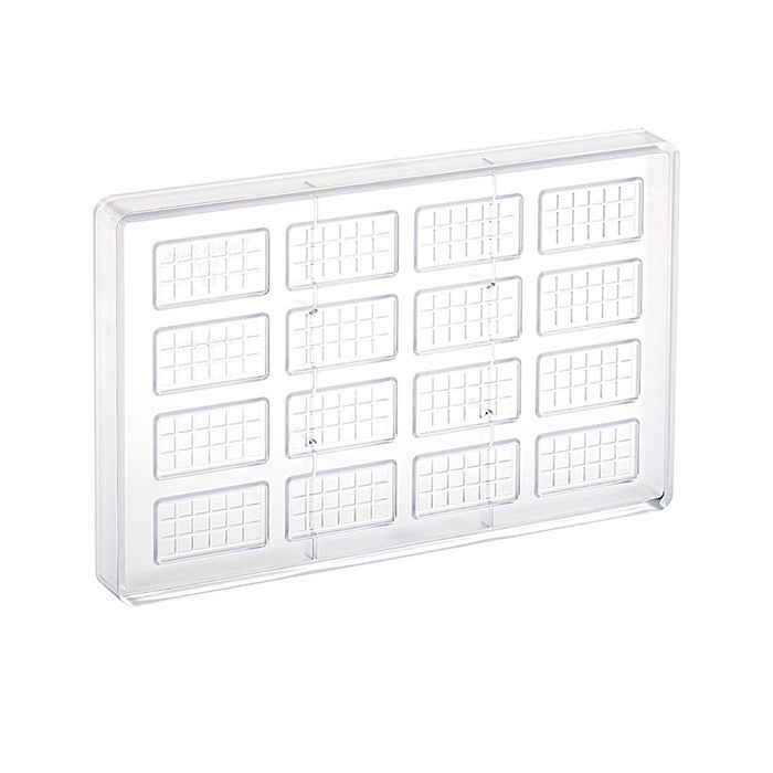 Martellato Classic Napolitain Polycarbonate Chocolate Mold, 16 Cavity