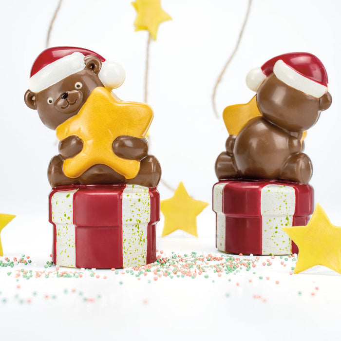 Martellato Cuddly Bear 3D BPA-Free Spinning Polycarbonate Chocolate Mold
