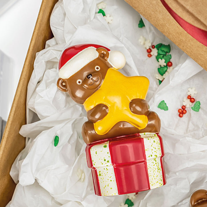Martellato Cuddly Bear 3D Polycarbonate Chocolate Mold, Pack of 2