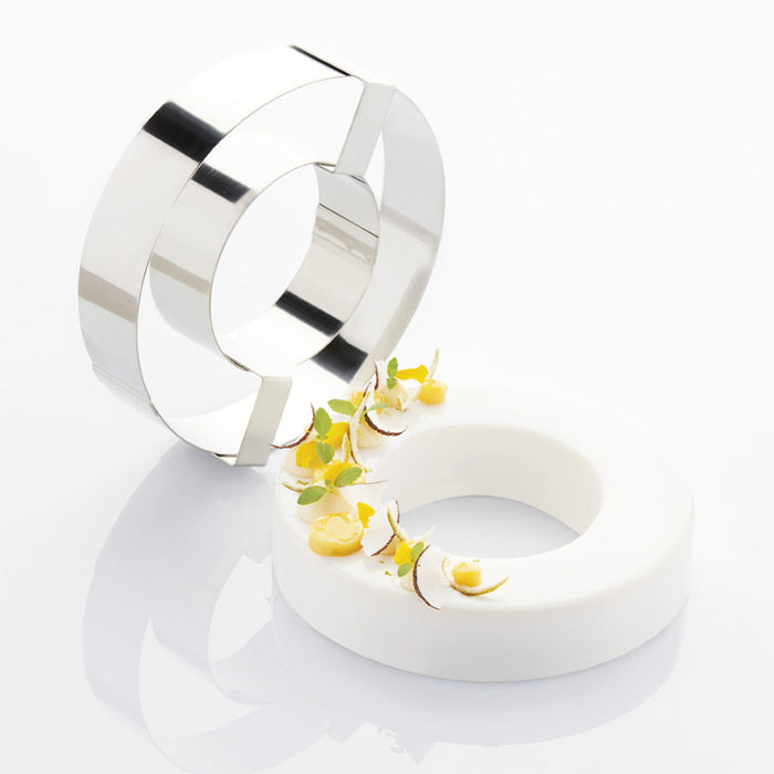 Martellato Donut Stainless Steel Cake Ring Ø200 × Ø120 × H40 mm