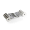 Martellato expanding pastry cutter with 5 smooth and 5 wavy stainless steel wheels
