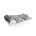 Adjustable stainless steel 7 blade dough cutter with expandable spacing, Adjustable stainless steel 7 blade dough cutter with expandable spacing