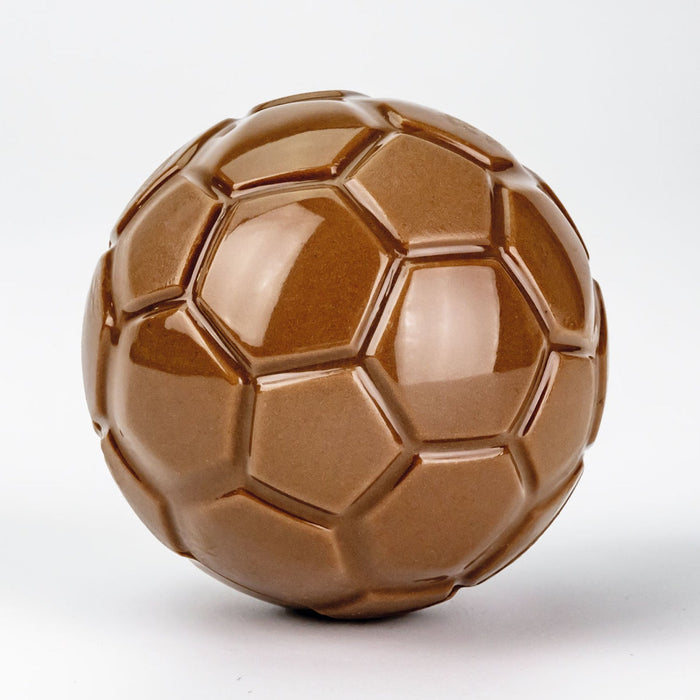 Martellato soccer ball polycarbonate chocolate mold with 3 cavities for professional 3D chocolate sphere production