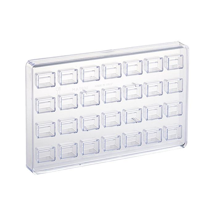 Martellato Groove BPA-Free Chocolate Mold, 28 Cavities