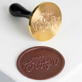 Martellato Happy Easter chocolate stamp Ø60 mm product image,
Martellato Happy Easter decorating stamp designed by Frank Haasnoot,
Martellato chocolate stamp for creating Easter-themed chocolate decorations and desserts