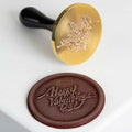 Martellato Happy Valentine chocolate stamp Ø30 mm product image,
Martellato Happy Valentine decorating stamp designed by Frank Haasnoot,
Martellato chocolate stamp for creating Valentine's Day chocolate decorations and romantic desserts
