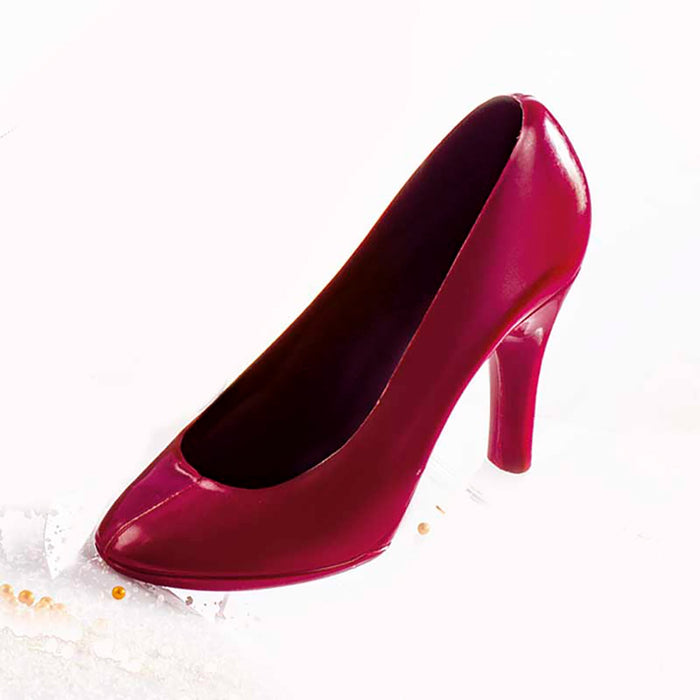 Martellato small heeled shoe chocolate mold polycarbonate with magnet for luxury 3D chocolate creations