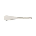 Martellato high temperature plastic spatula 250 mm white heat resistant 428F, Rigid one-piece glass fiber reinforced polyamide spatula 250 mm