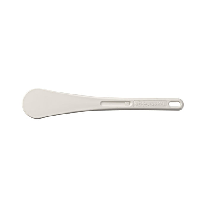 Martellato high temperature plastic spatula 250 mm white heat resistant 428F, Rigid one-piece glass fiber reinforced polyamide spatula 250 mm
