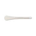 Martellato high temperature plastic spatula 300 mm white heat resistant 428F, Rigid one-piece polyamide glass fiber reinforced spatula 300 mm