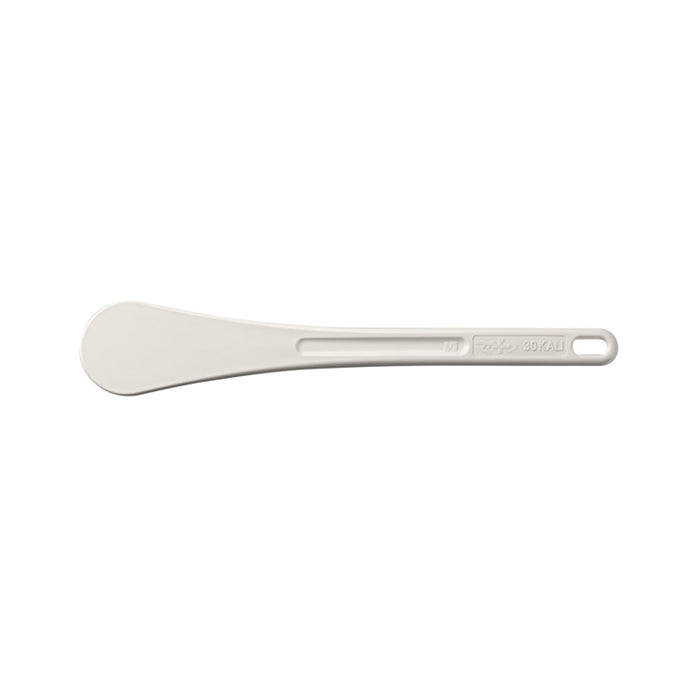 Martellato high temperature plastic spatula 300 mm white heat resistant 428F, Rigid one-piece polyamide glass fiber reinforced spatula 300 mm