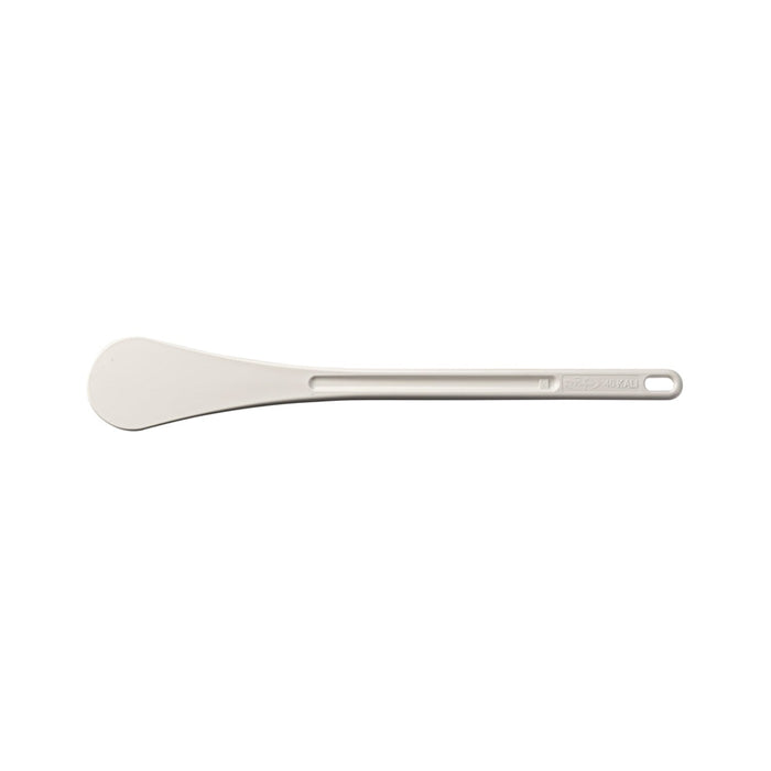 Martellato high temperature plastic spatula 400 mm white heat resistant 428F, Rigid one-piece glass fiber reinforced polyamide spatula 400 mm