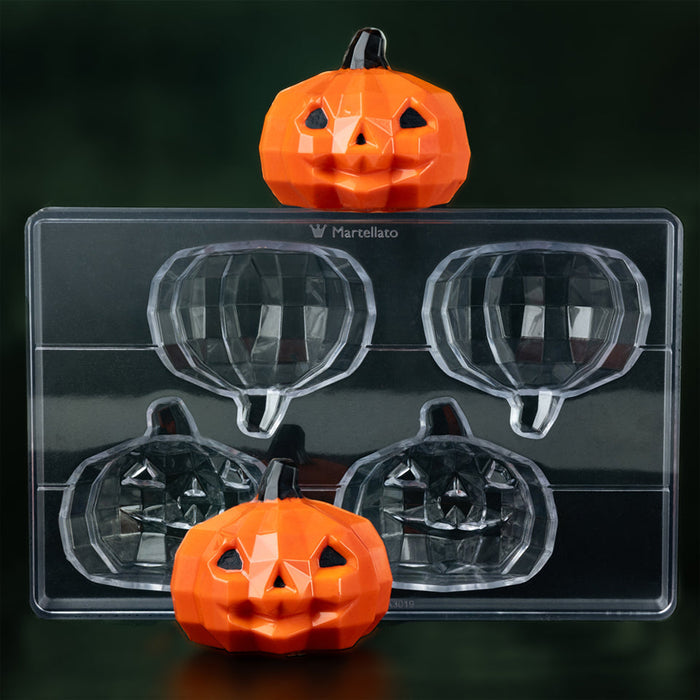Martellato Jack Jack-o'-Lantern BPA-Free Polycarbonate Chocolate Mold