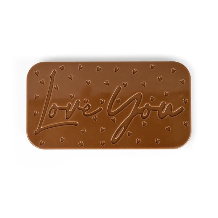 Martellato Love You Chocolate Bar Polycarbonate Mold, 3 Cavity