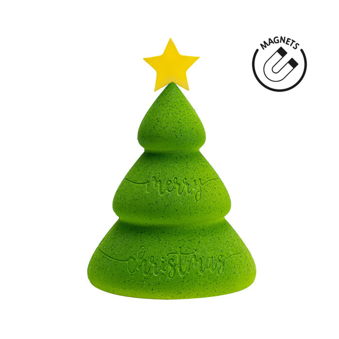 Martellato 21SR108 Merry Christmas polycarbonate chocolate mold with 10 cavities, Transparent festive message praline mold