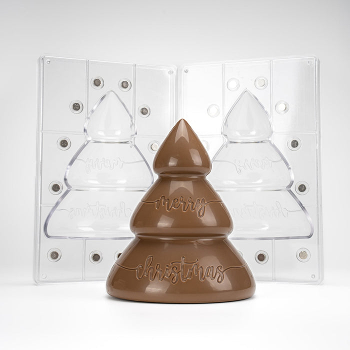 Martellato Merry Christmas Polycarbonate Mold, 10 Cavities