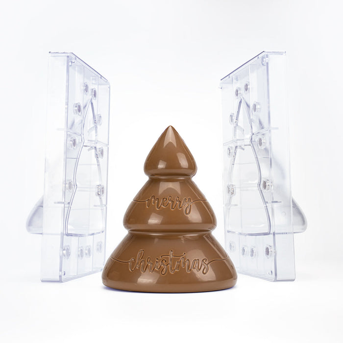 Martellato Merry Christmas Tree 3D BPA-Free Spinning Polycarbonate Chocolate Mold