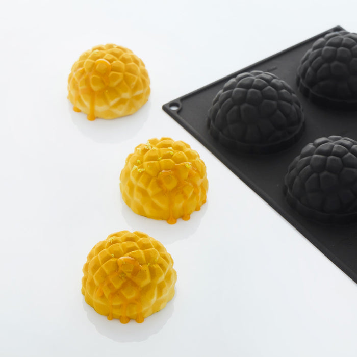 Martellato Mimosa Silicone Mold, 6-Cavity, Black