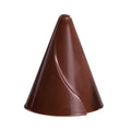 Martellato 20GU001 mini choco fill cornetto polycarbonate chocolate mould with 20 cone-shaped cavities