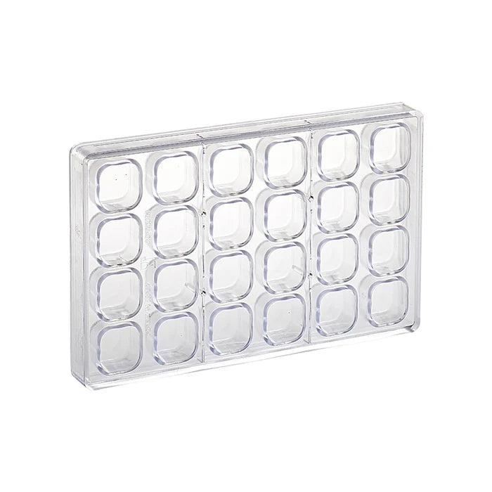 Martellato Mini Choco Fill Flora Polycarbonate Mold, 24 Cavities