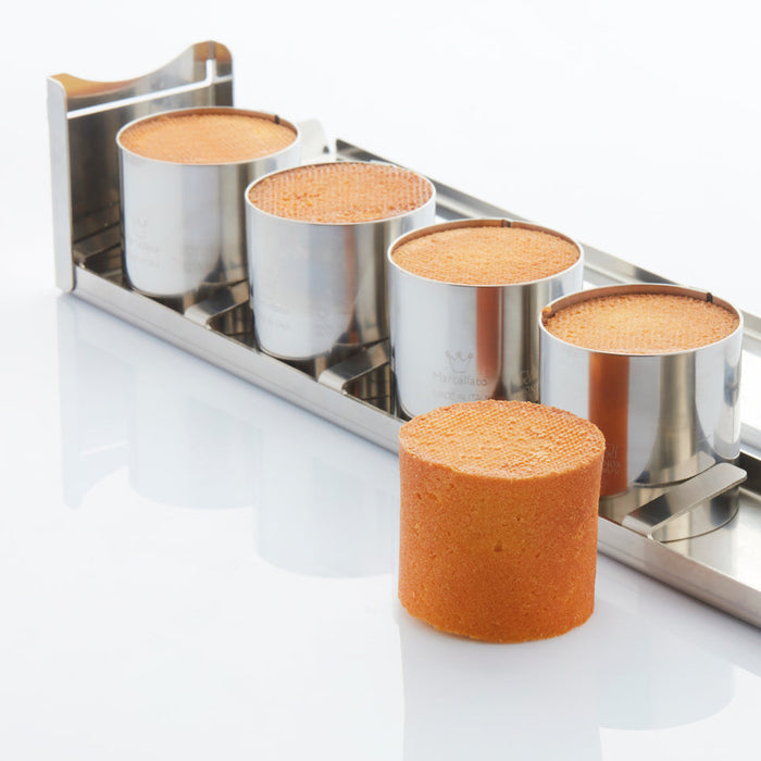 Martellato Mini Cylinder 5 Stainless Steel Travel Cake Mold
