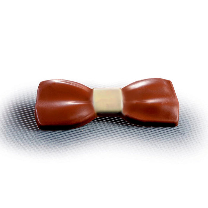 Martellato 20PP01 Mr. Papillon 3D chocolate bow tie mold producing elegant bow-shaped chocolates