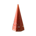 Martellato polycarbonate octagonal pyramid chocolate mold with 28 cavities for geometric pralines