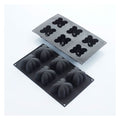 Martellato Papillon butterfly silicone mold black 6 cavity for mousse entremet and dessert creations