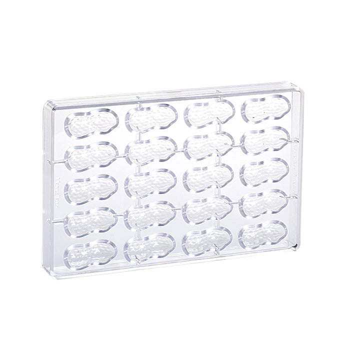 Martellato peanut-shaped praline chocolate made using polycarbonate mold MA1036 (View 2)